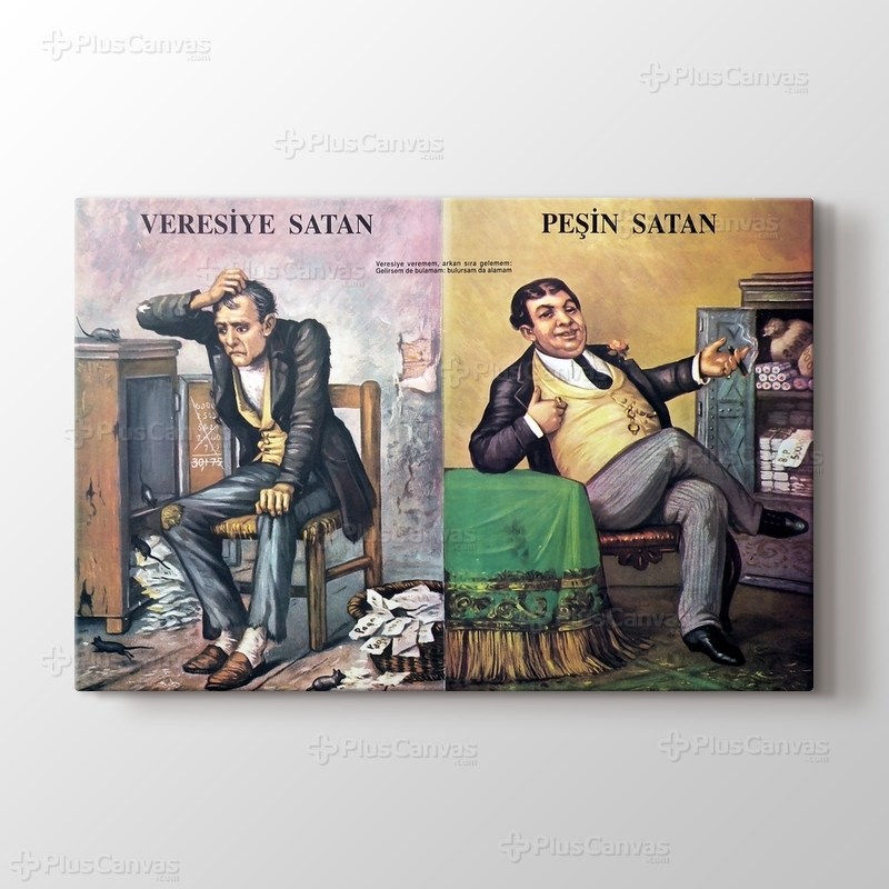 Veresiye Satan, Peşin Satan görseli.