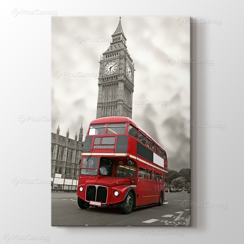 Red Bus and Big Ben görseli.