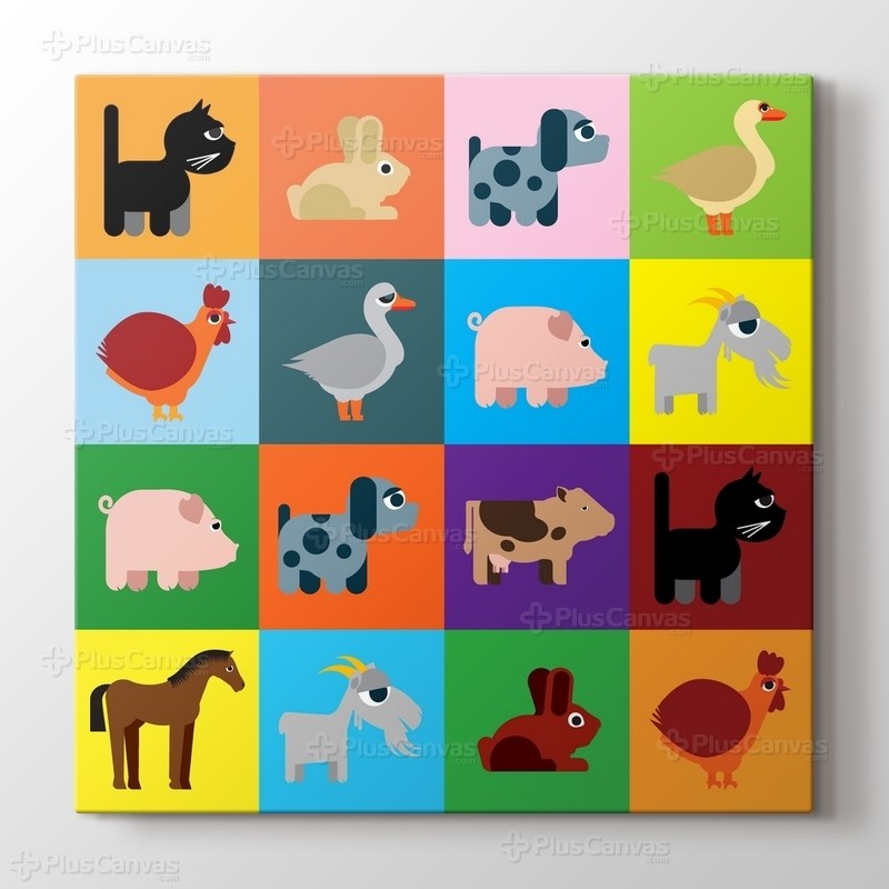 Colored Animals görseli.