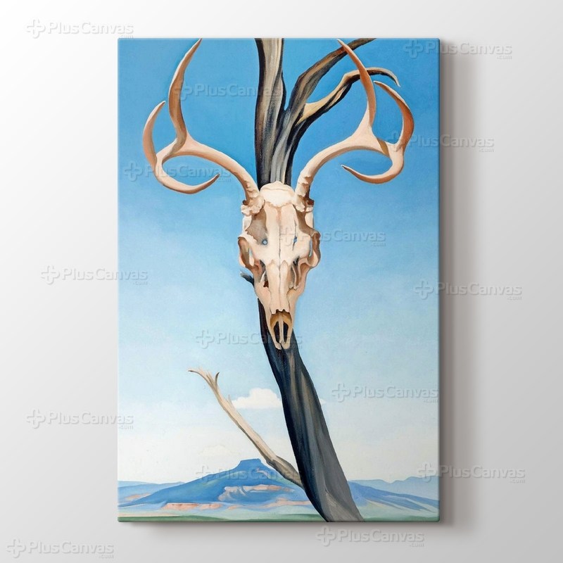 Deers Skull with Pedernal 1936 görseli.