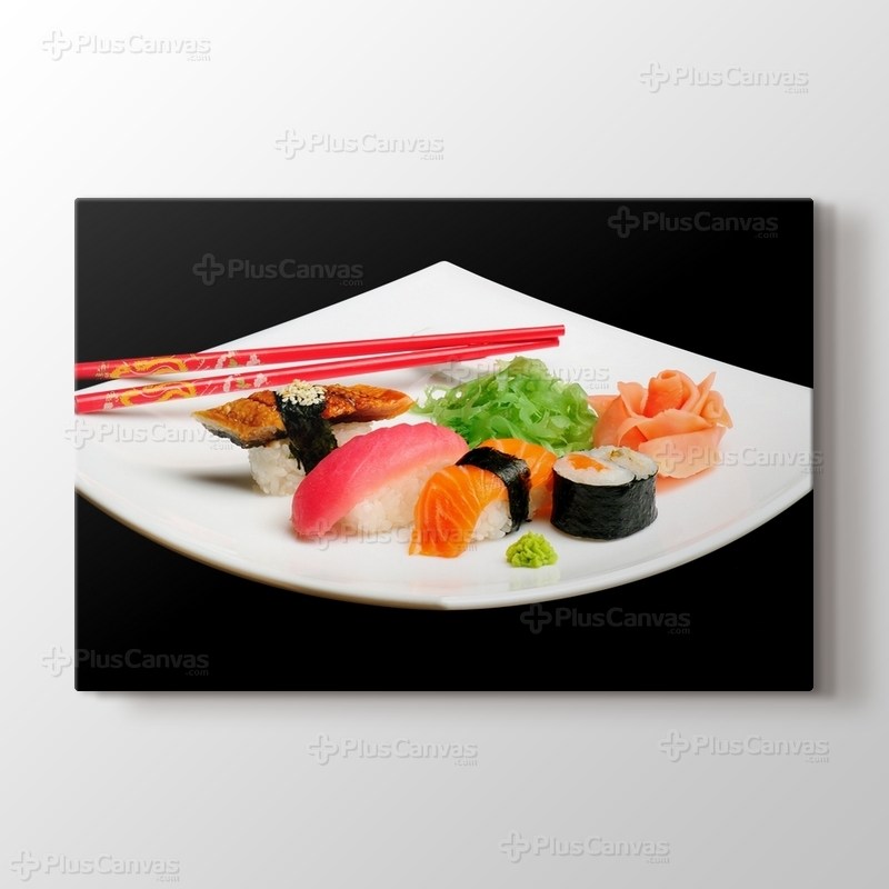 Tabakta Sushi Set görseli.