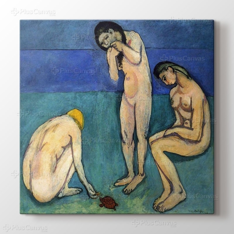Bathers with a Turtle görseli.