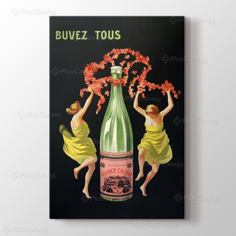 Drink all Evian - Leonetto Cappiello görseli.