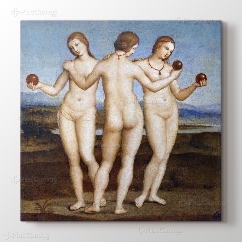 Raphaels Three Graces görseli.