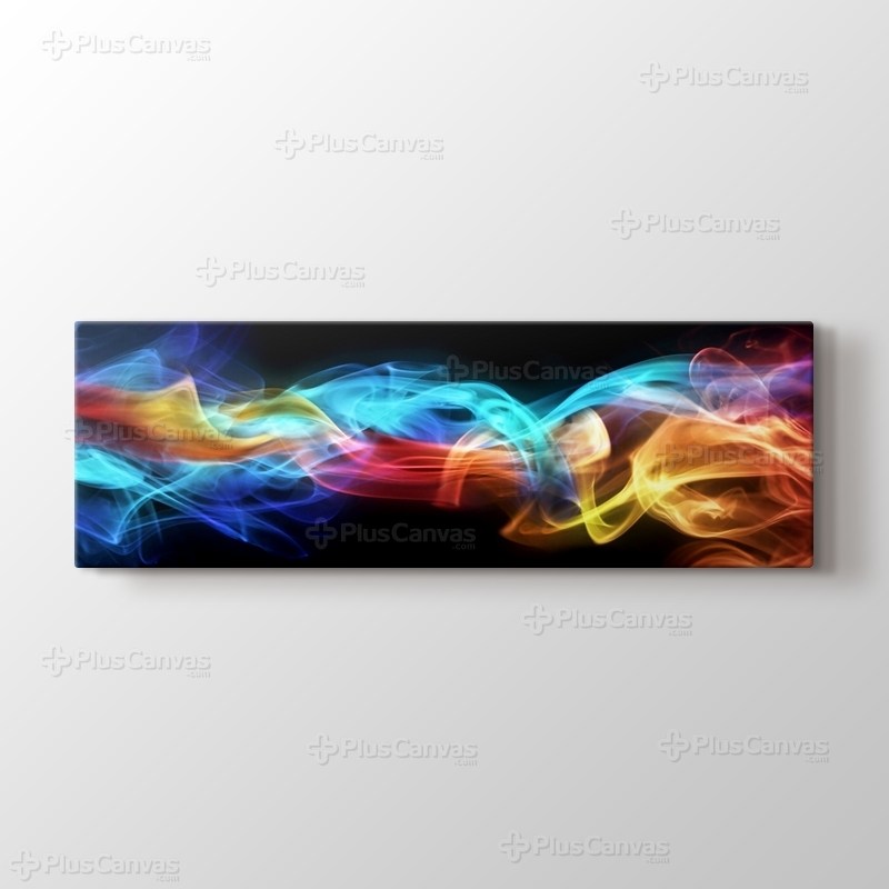 Renkli dijital alevler görseli.