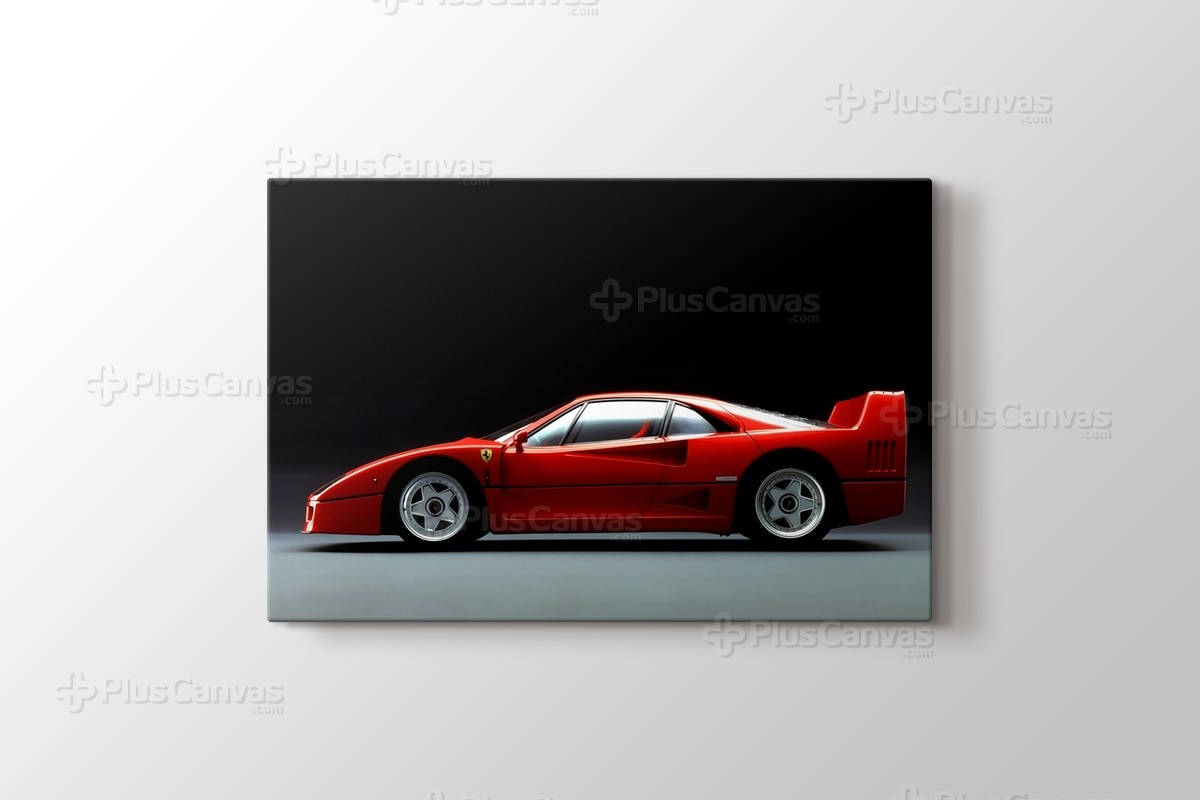 Ferrari F40 Arabalar Kanvas Tablo Burada - PlusCanvas