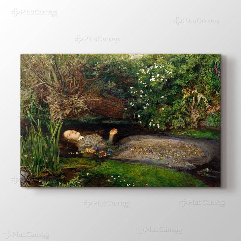 John Everett Millais - Ophelia görseli.