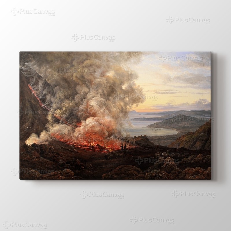 Eruption du Vésuve görseli.