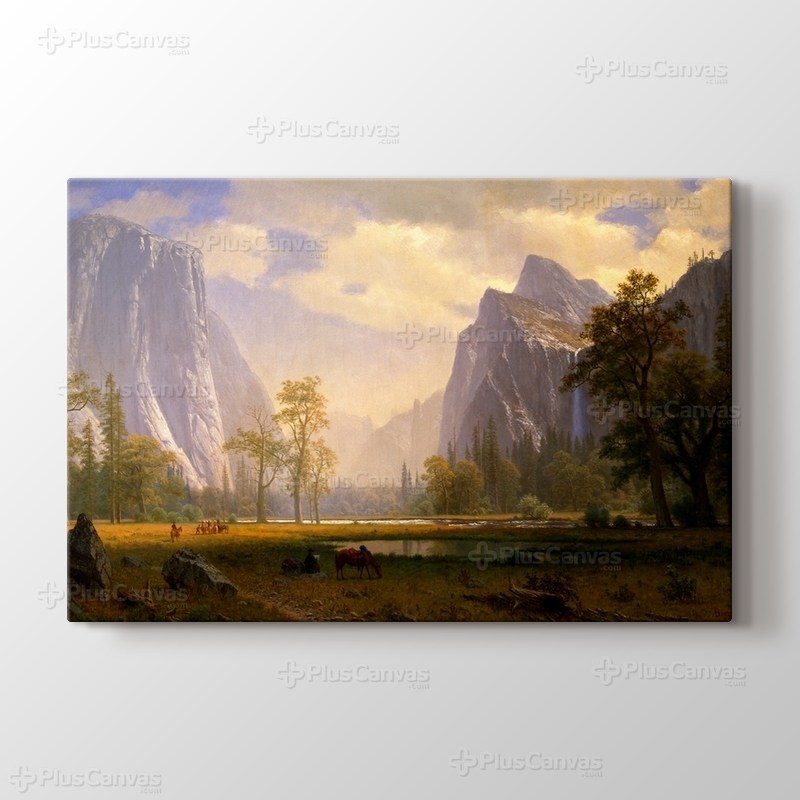 Looking Up the Yosemite Valley görseli.