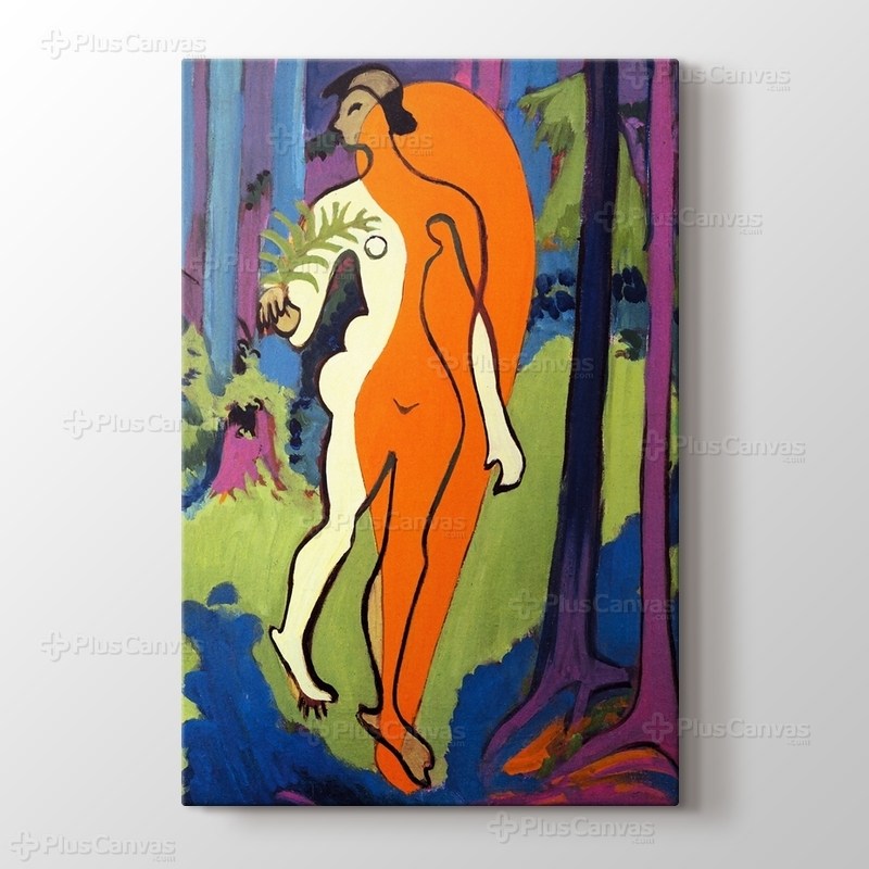 Nude in Orange and Yellow görseli.