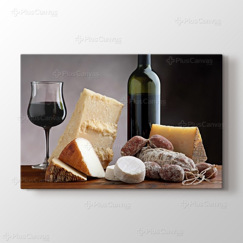 Cheese Platter and Wine görseli.