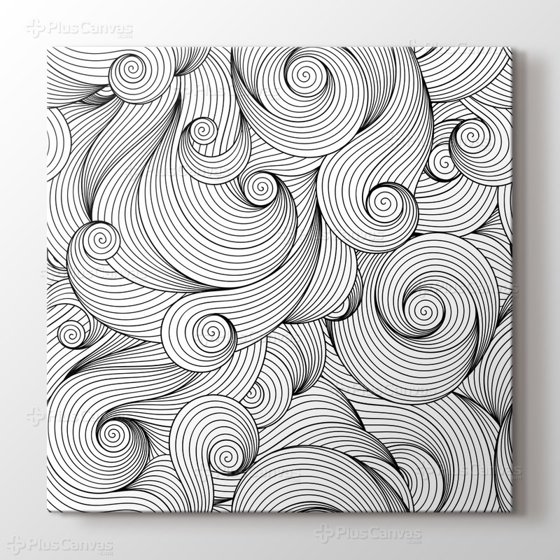 Spiraller boyama tablo görseli.