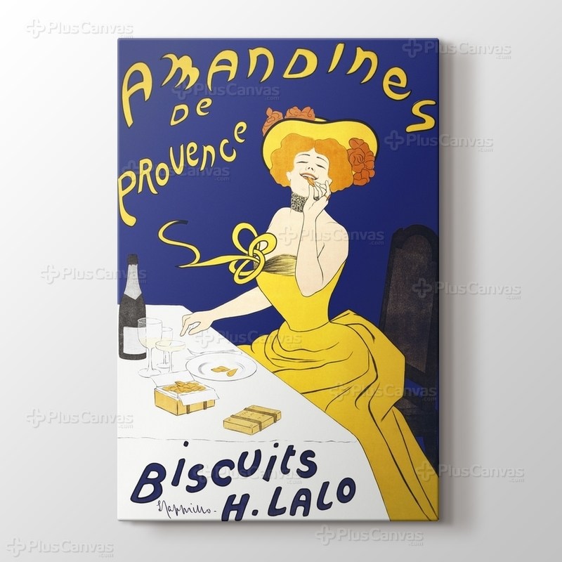 Woman Eating Almond Cookies - Leonetto Cappiello görseli.