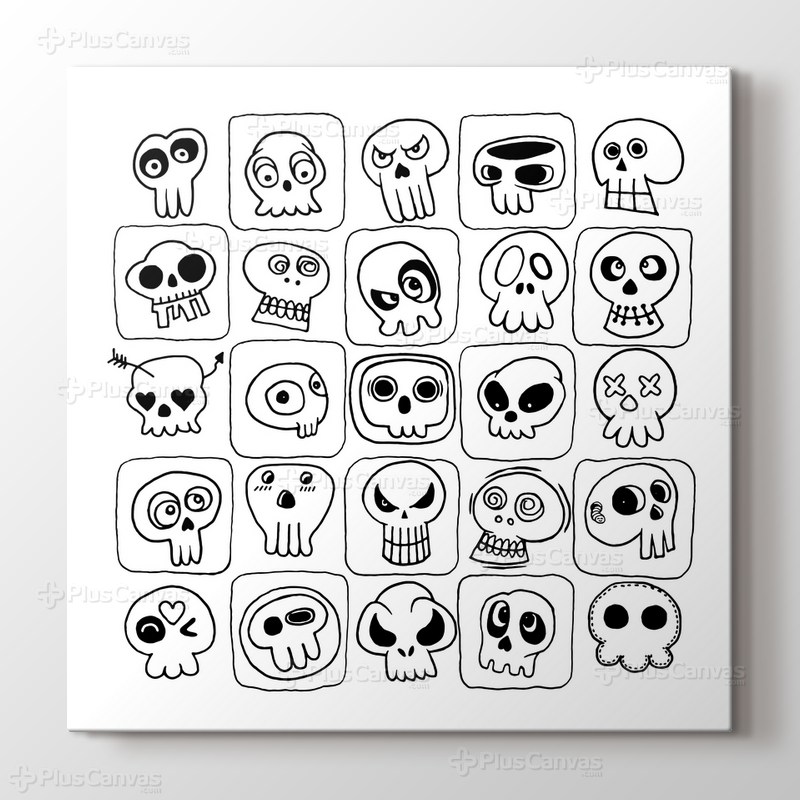 Kuru kafa boyama tablo görseli.