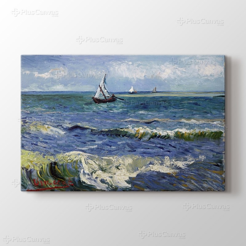 Seascape near Les Saintes-Maries-de-la-Mer görseli.