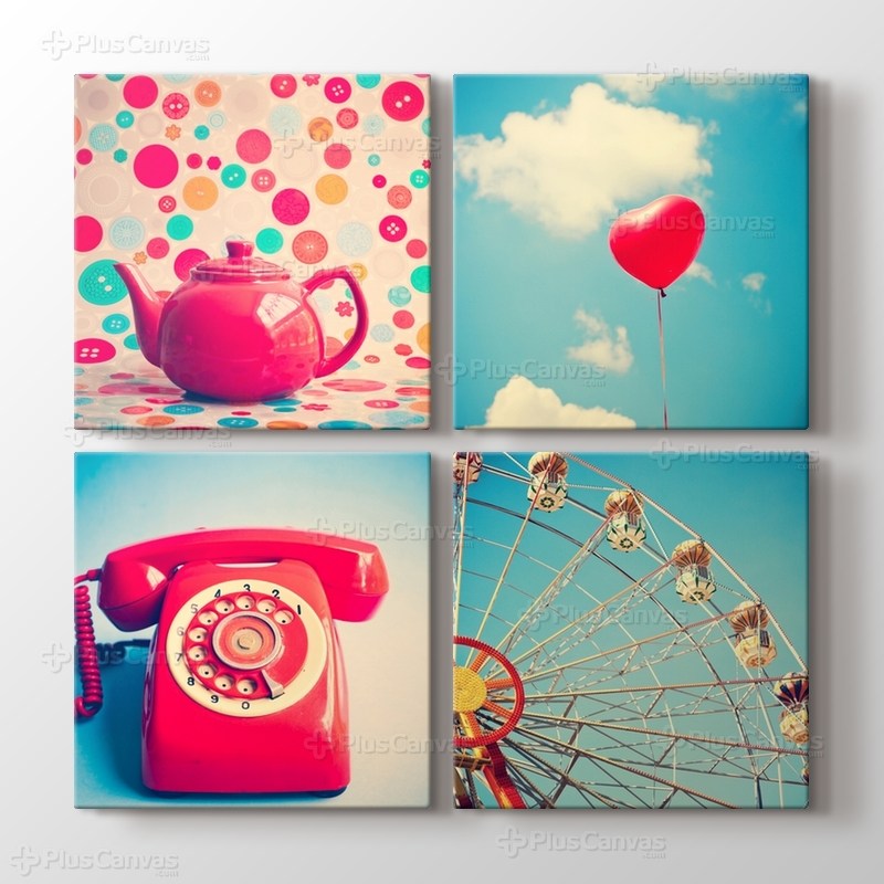 Retro Kolaj görseli.