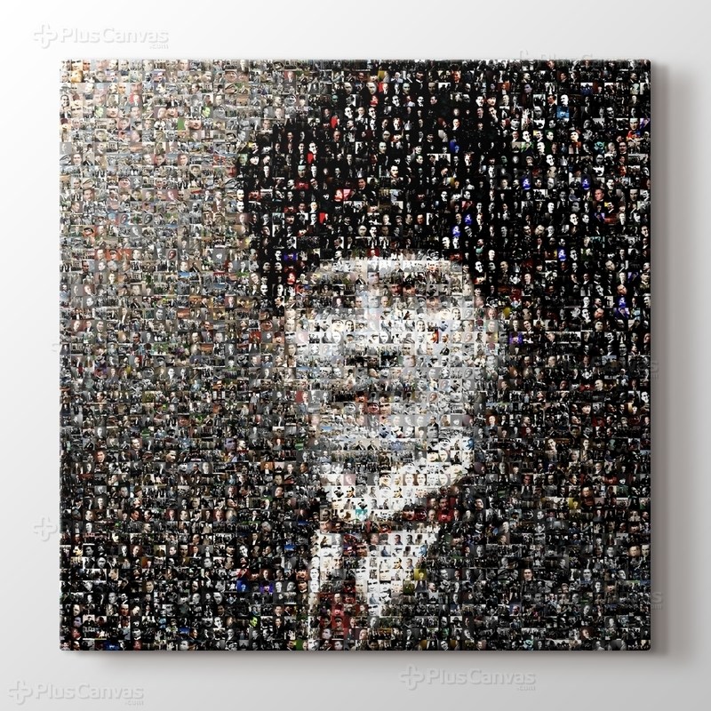 Atatürk Mozaik Kanvas Tablo görseli.