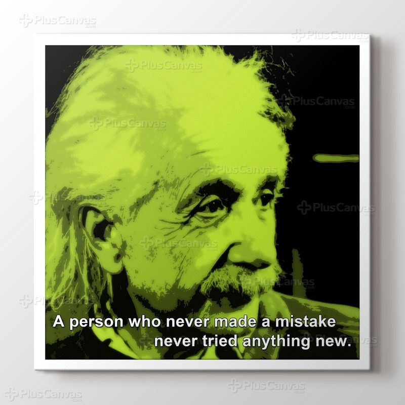 Albert Einstein - Mistake görseli.
