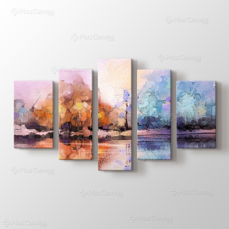 Göl ve Ağaçlar görseli.