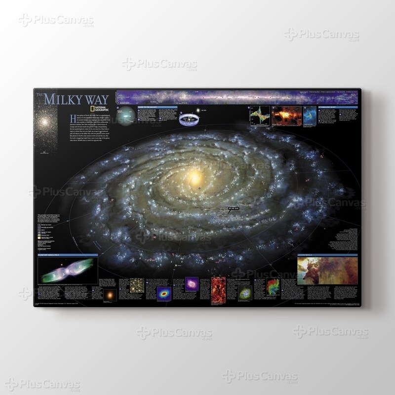 Samanyolu galaksisi görseli.