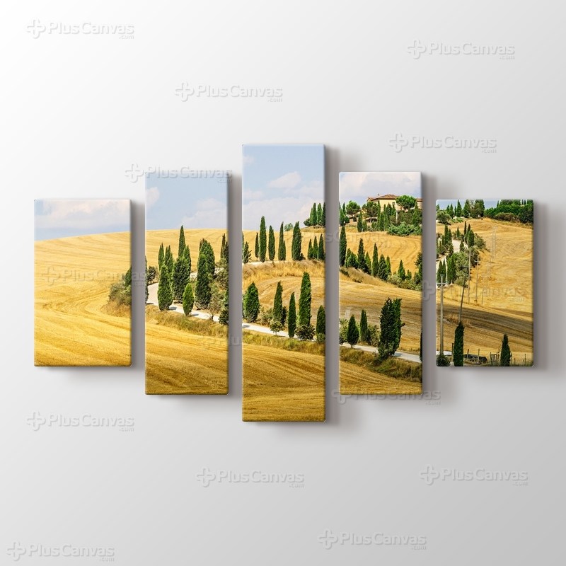 Toskanada Çiftlik Evi görseli.