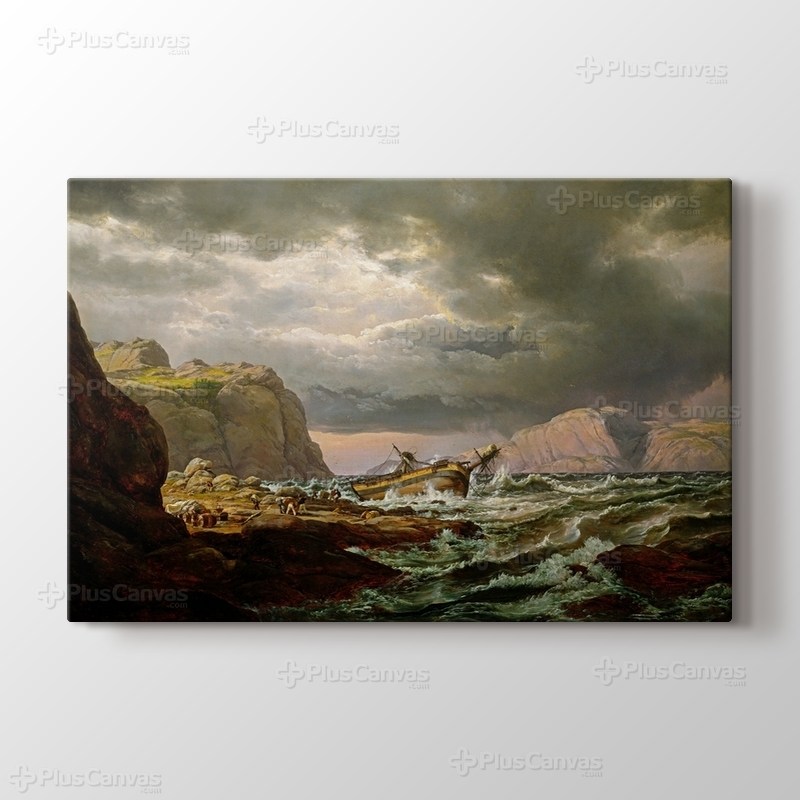 Shipwreck on the Coast of Norway görseli.