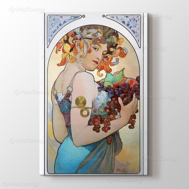 Fruit - Alphonse Mucha görseli.