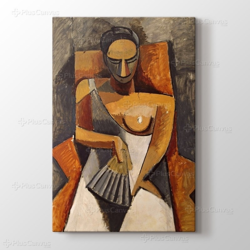 Woman with a Fan görseli.