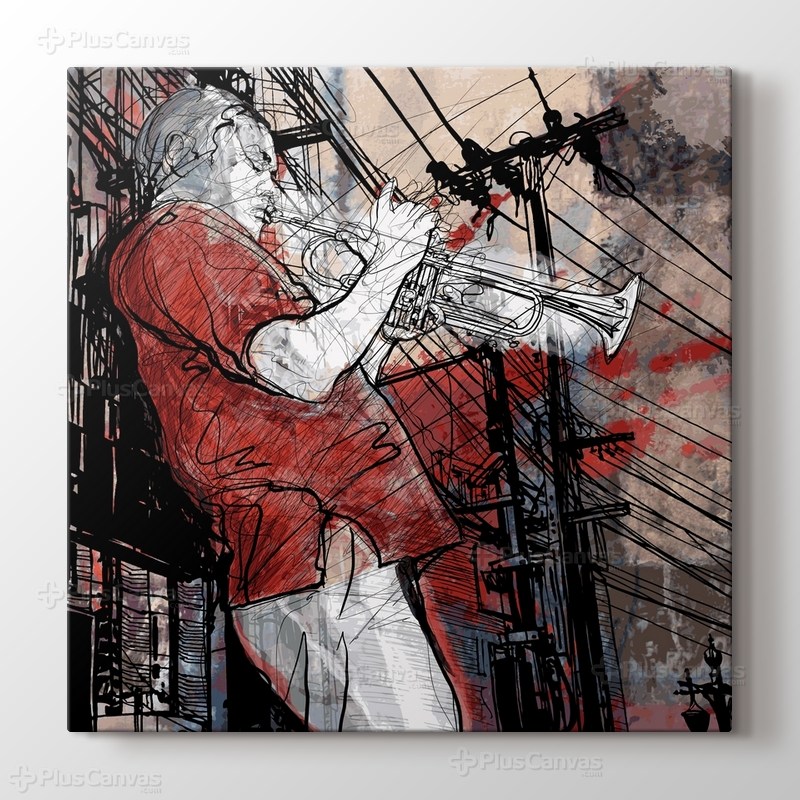 Trompet Çalan Adam görseli.