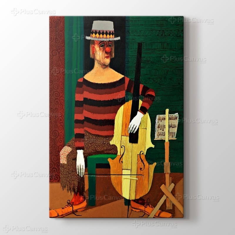 Clown Playing Cello görseli.