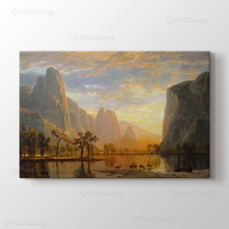 Valley of the Yosemite görseli.