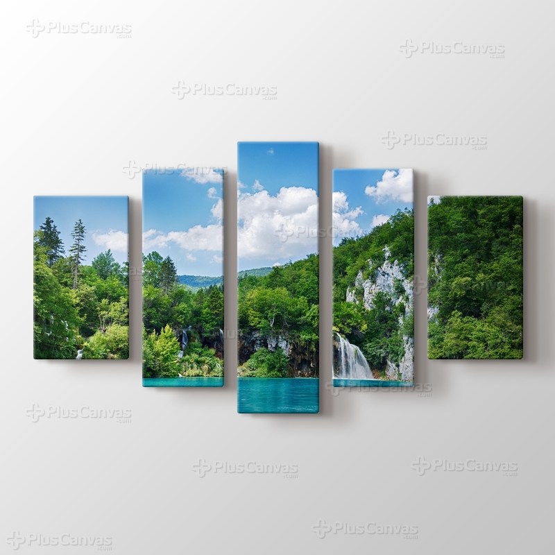 Plitvice Lakes görseli.