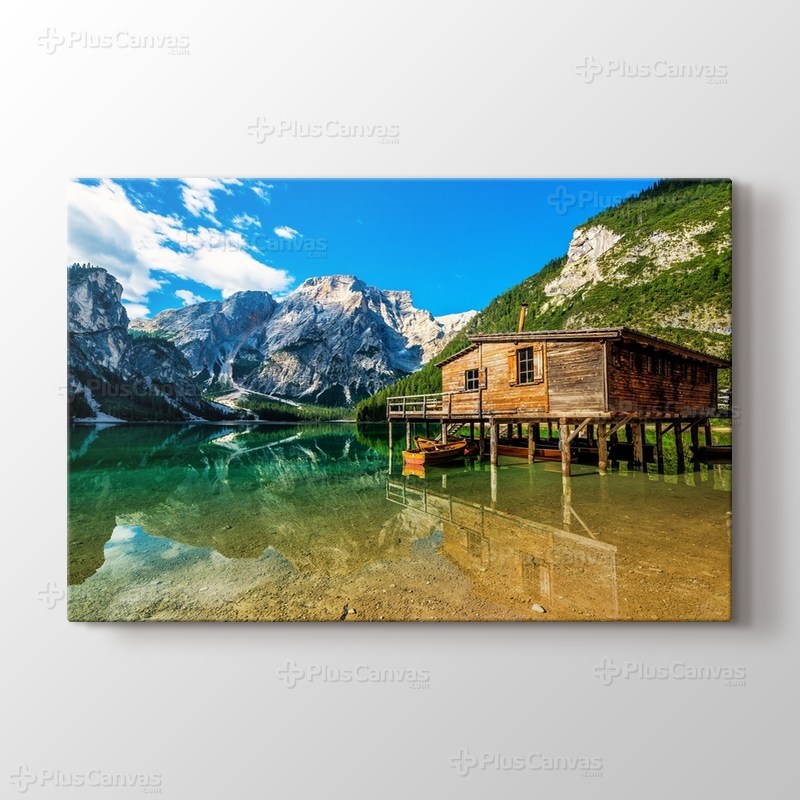 Lago di Braies - Dolomiti Mountains - Italy görseli.