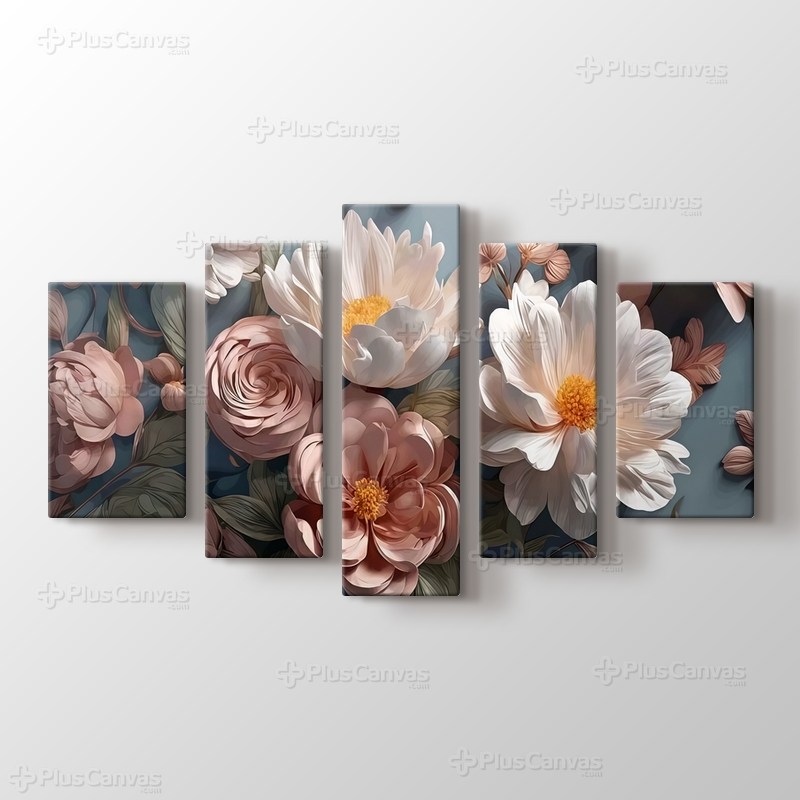 Kabartma Çiçekler görseli.