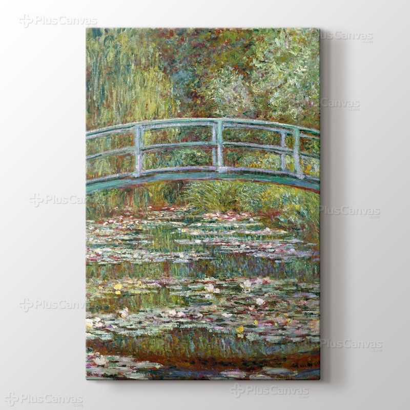 Water Lily Pond and Bridge görseli.