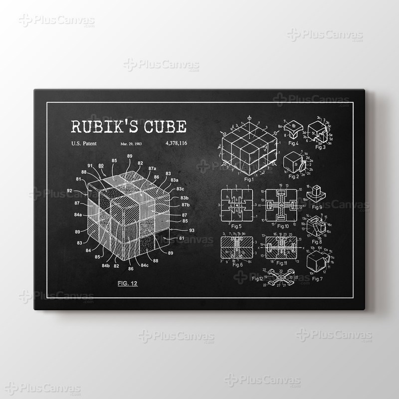 Rubik's Cube Patent görseli.