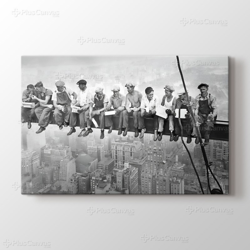 Lunch atop a Skyscraper görseli.