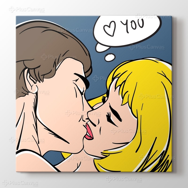 Pop Art Aşk görseli.