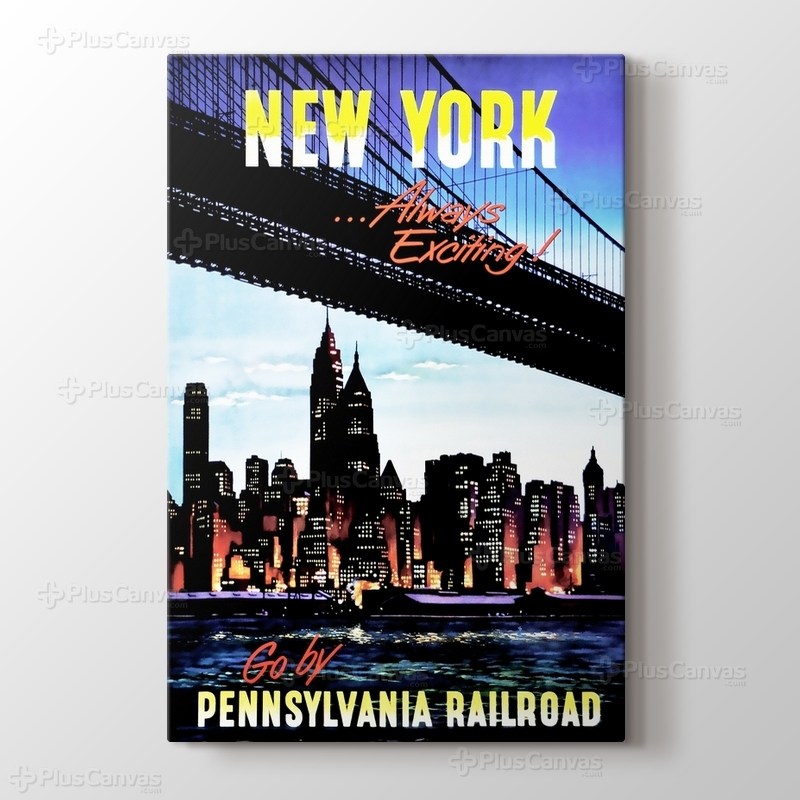 New York by Pennsylvania Railroad görseli.