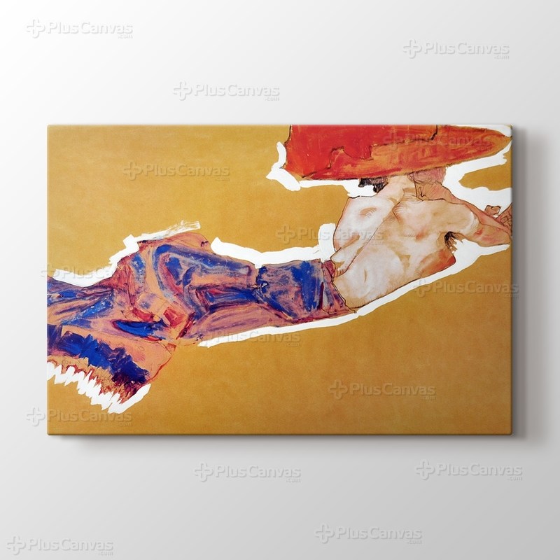 Liegender Halbakt görseli.