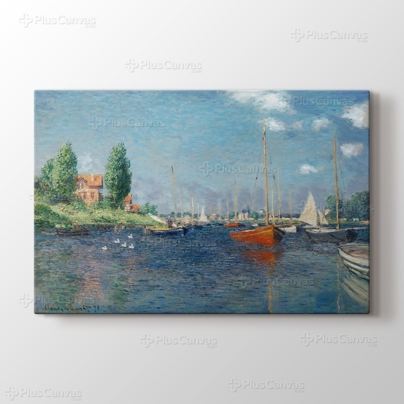 Red Boats at Argenteuil görseli.