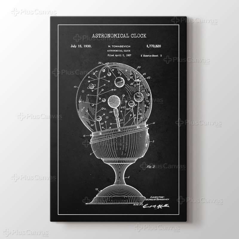 Astronomical Clock Patent görseli.