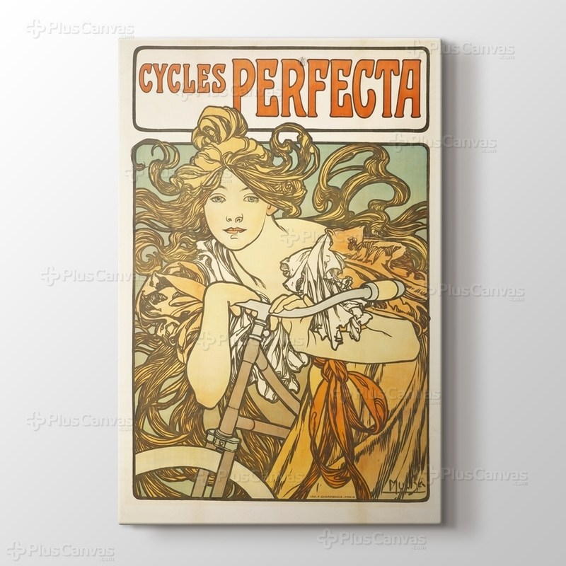 Cycles Perfecta - Alphonse Mucha görseli.
