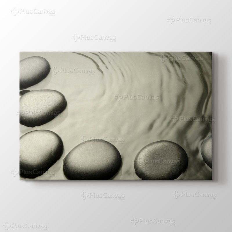 Su içinde taşlar görseli.