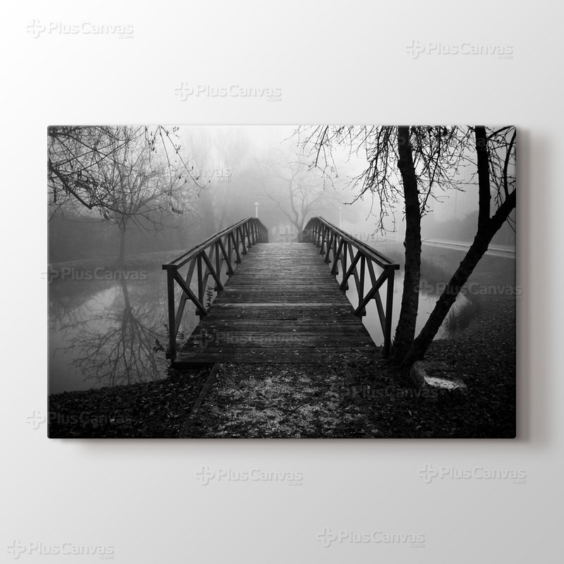 Parkta Ahşap İskele görseli.