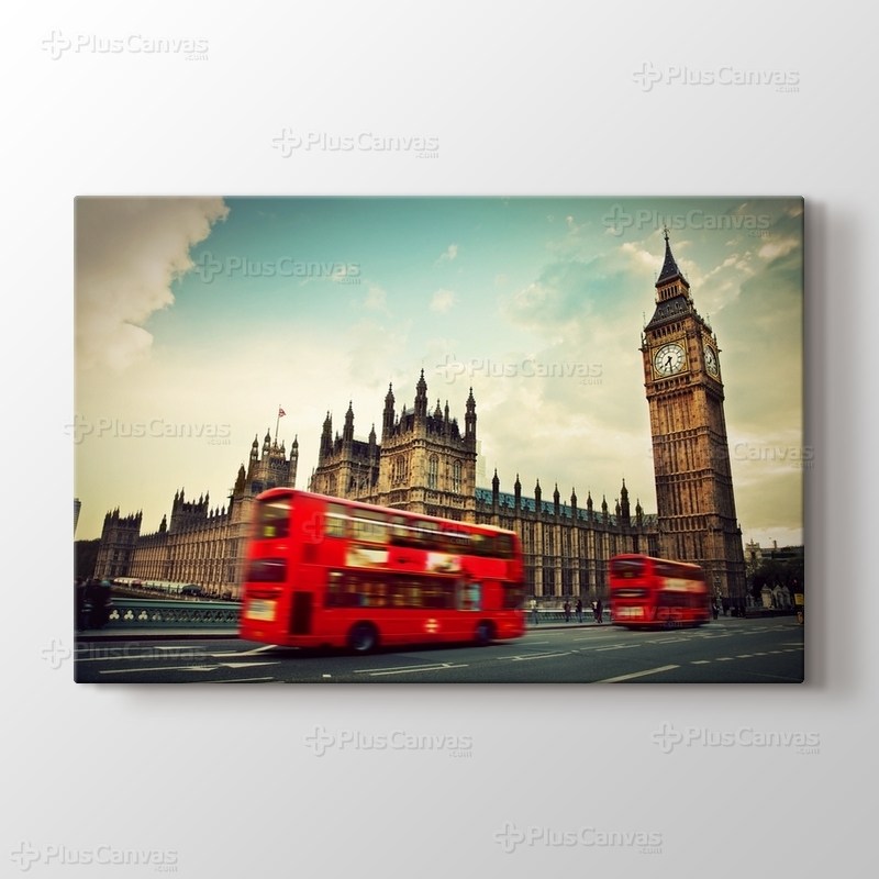 Big Ben and Red Buses görseli.