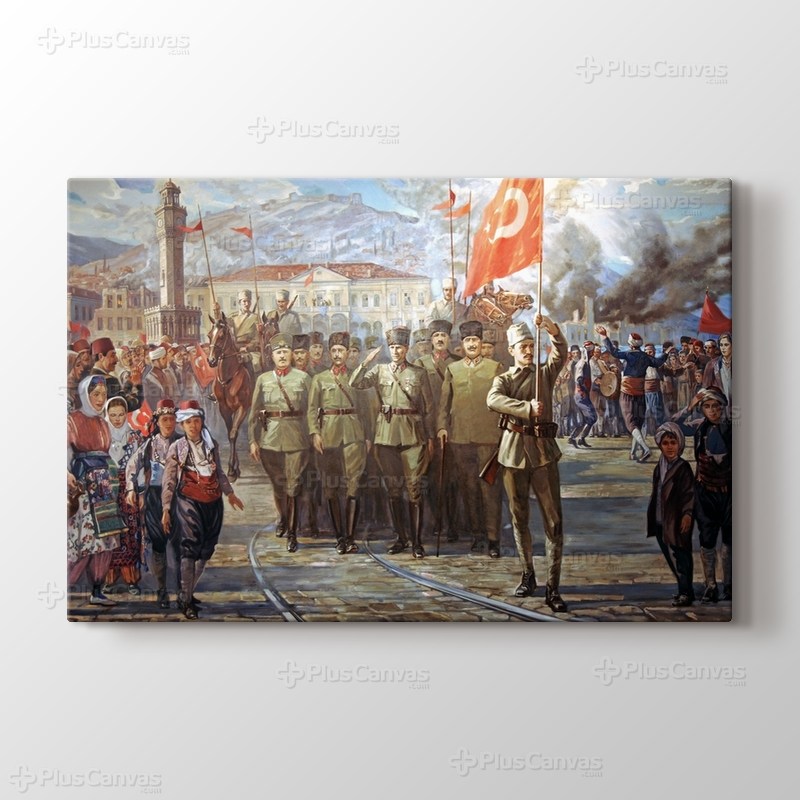 Türk Ordusunun İzmir'e Girişi görseli.