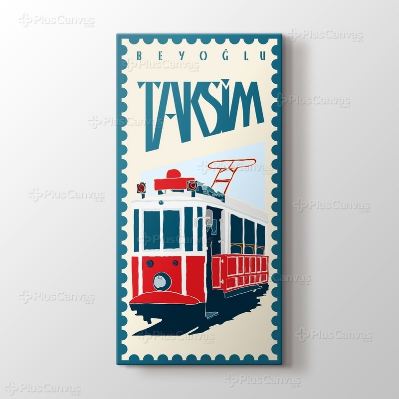 İstanbul Taksim Tramvay görseli.