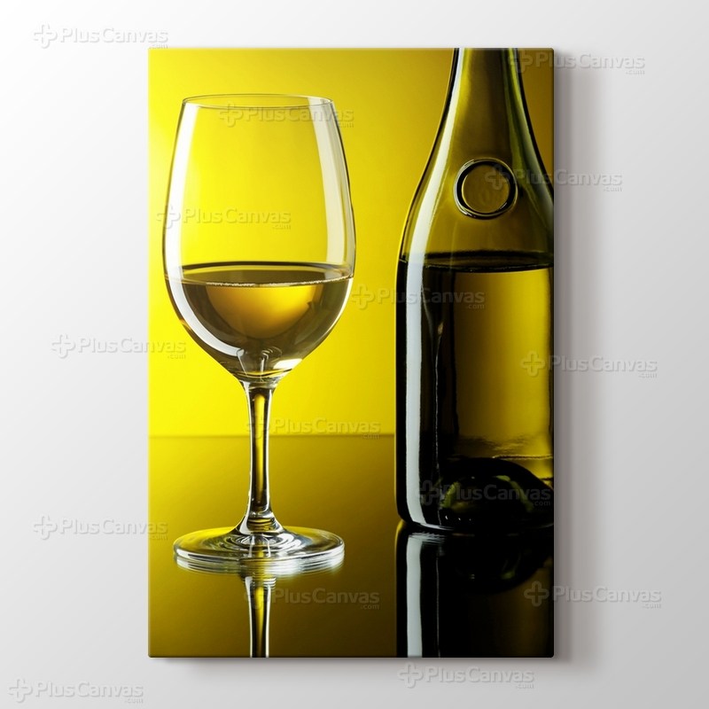 White Wine over Yellow Wall görseli.