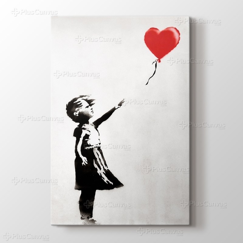 Girl With Balloon görseli.
